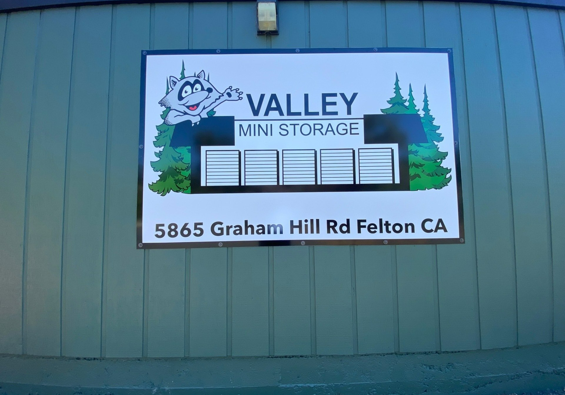 Office Sign | Felton, CA | Valley Mini Storage