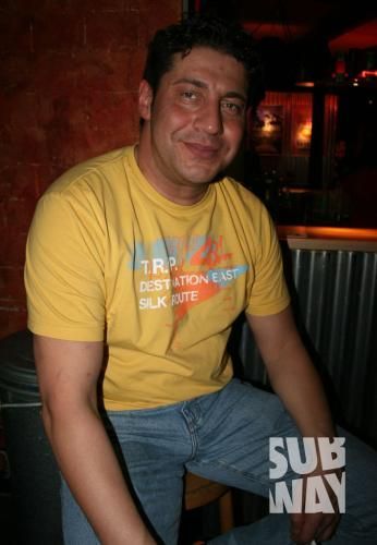 Marcus Fleischer in einem gelben T-Shirt bei einer Veranstaltung in der Meier Music Hall, etwa 2013/2014