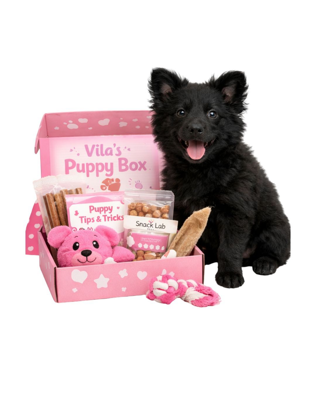 Vila's Puppy Box Girl