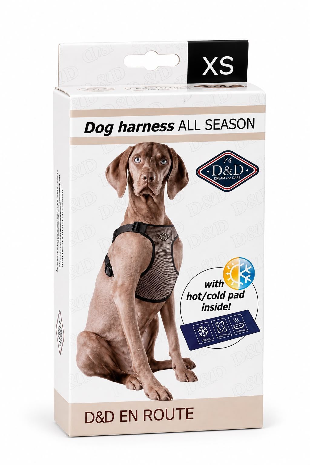 D&D En Route Dog Harness All Season โ XS
