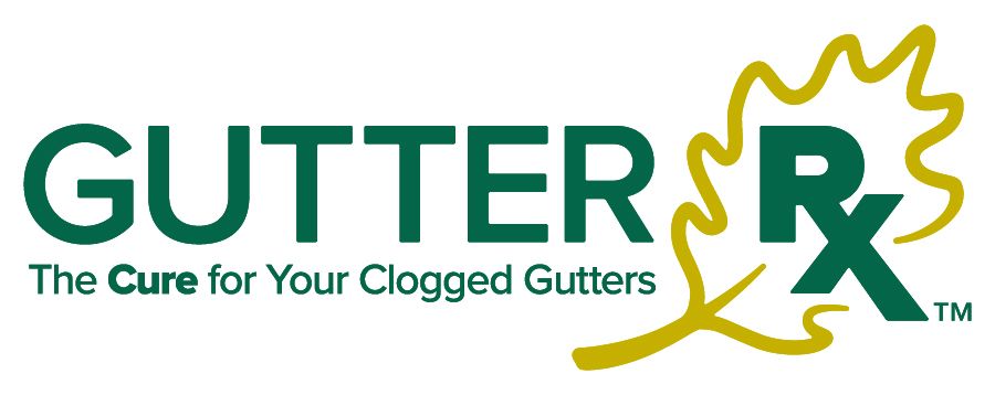 GUTTER Rx logo with green text and oak leaf icon;