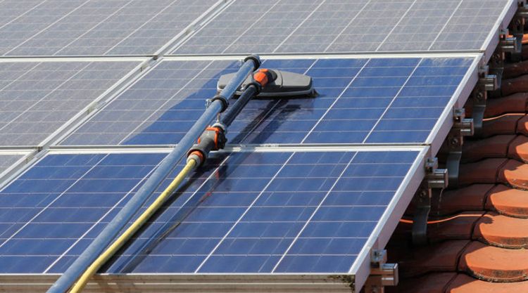 Solar panel cleaning in Spring Branch TX
