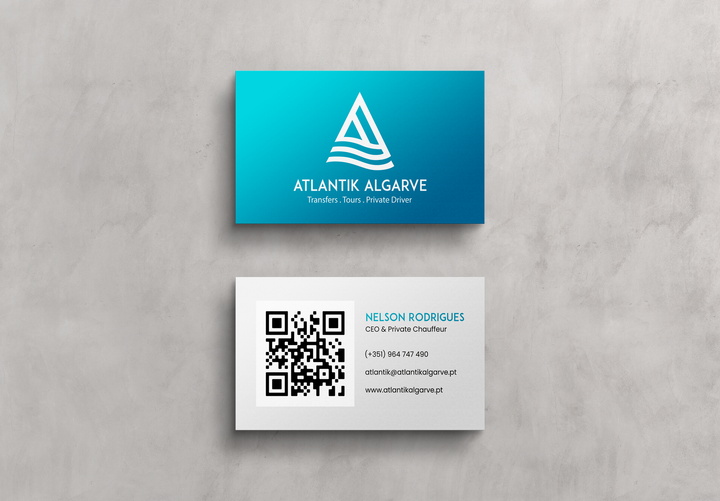 Business Card Atlantik Algarve -  Agência Pinguim Criativo.pt