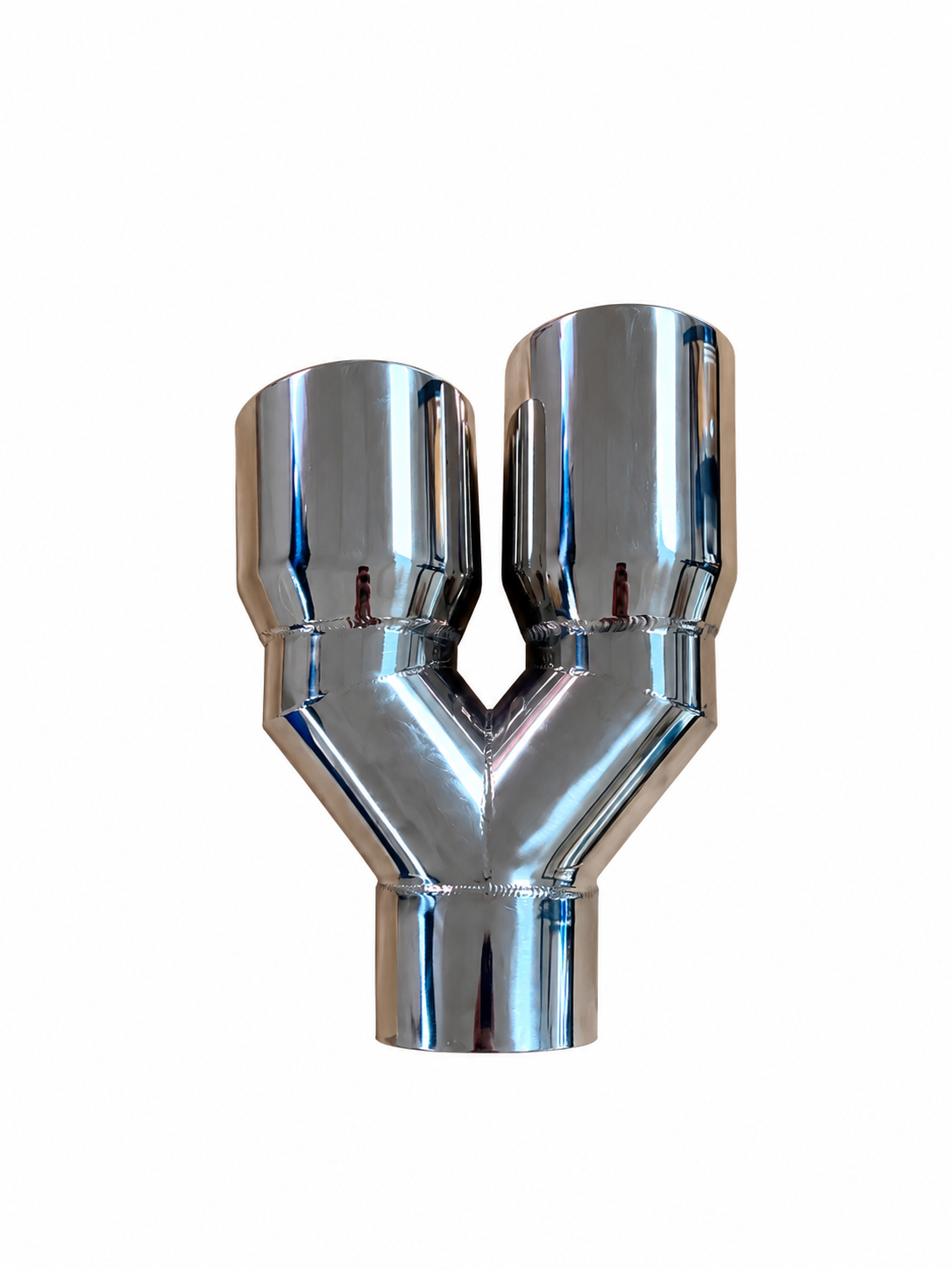 Embout d'échappement double 3 po – Côté gauche – Acier inoxydable 304