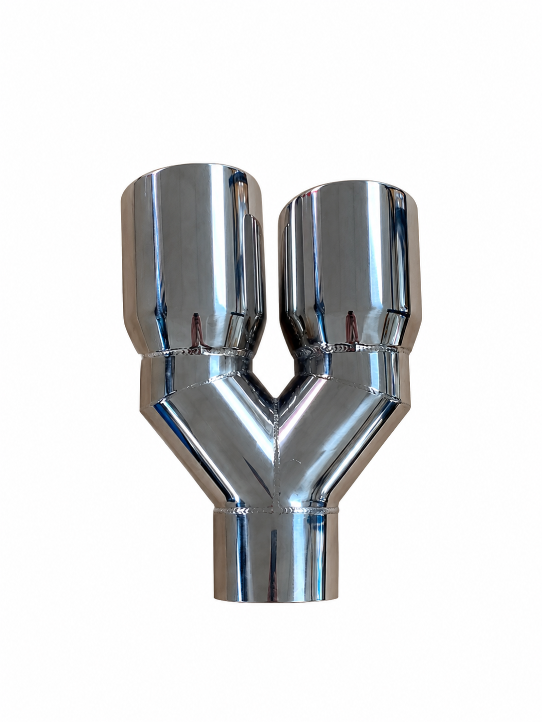Embout d'échappement double 3 po – Côté droit – Acier inoxydable 304