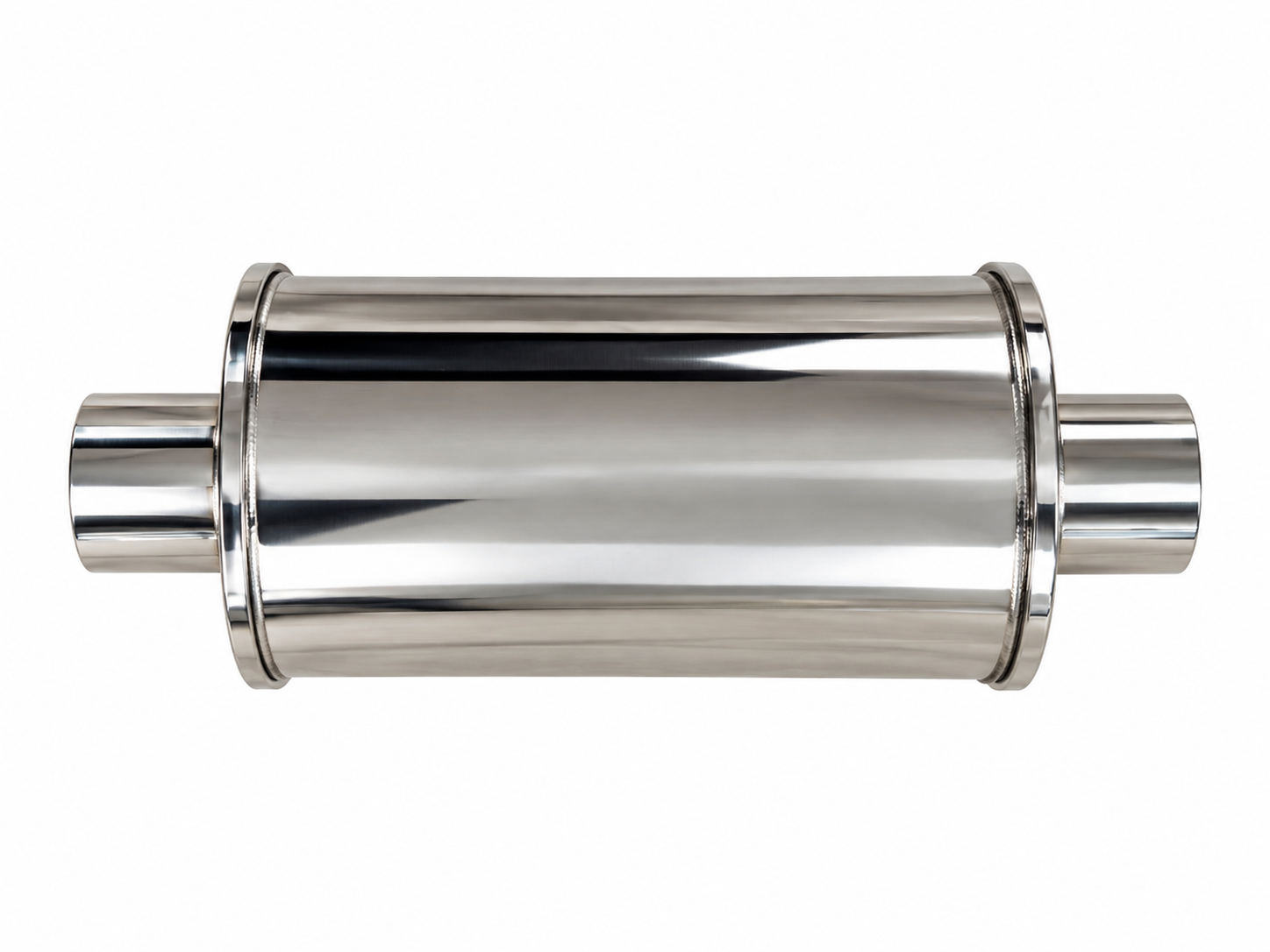 Résonateur d'échappement universel 2,5 po – Acier inoxydable 304 – Ultra silencieux