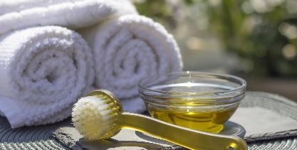 Oil and towels
