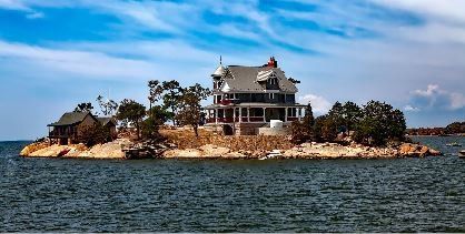 House on an island