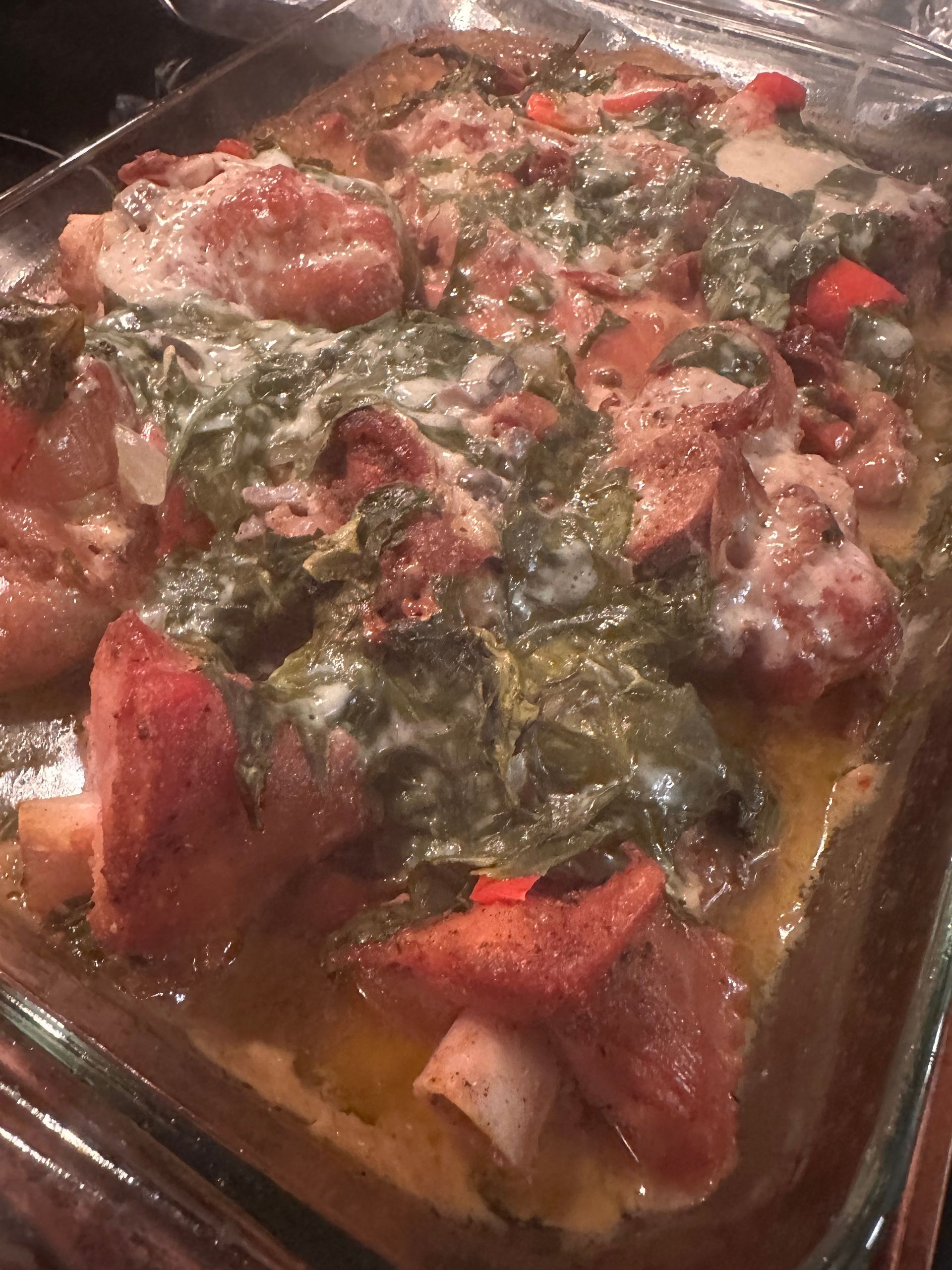 Smoked Turkey wings w/Gravy & Onion