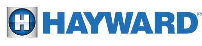 A logo for hayward is shown on a white background