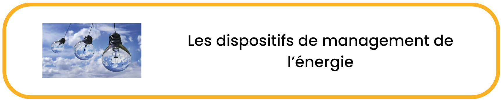 management de l'énergie