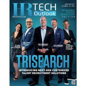 A group of people on the cover of hr tech outlook