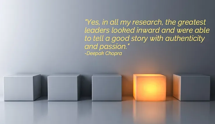 A poster with a quote from deepak sheera