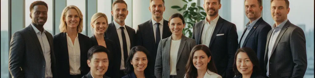 Recruitment outsourcing team collaborating on talent acquisition strategy