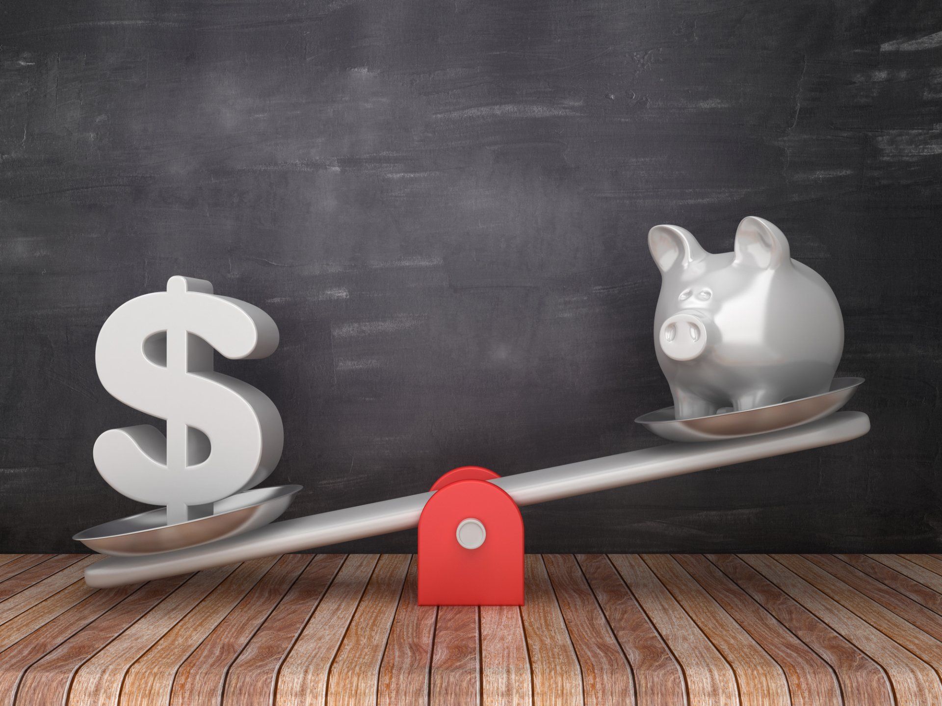 Seesaw Scale with Dollar Sign and Piggy Bank — Bradenton, FL — Sound Wealth Management #1 Seesaw Scale with Dollar Sign and Piggy Bank — Bradenton, FL — Sound Wealth Management #1