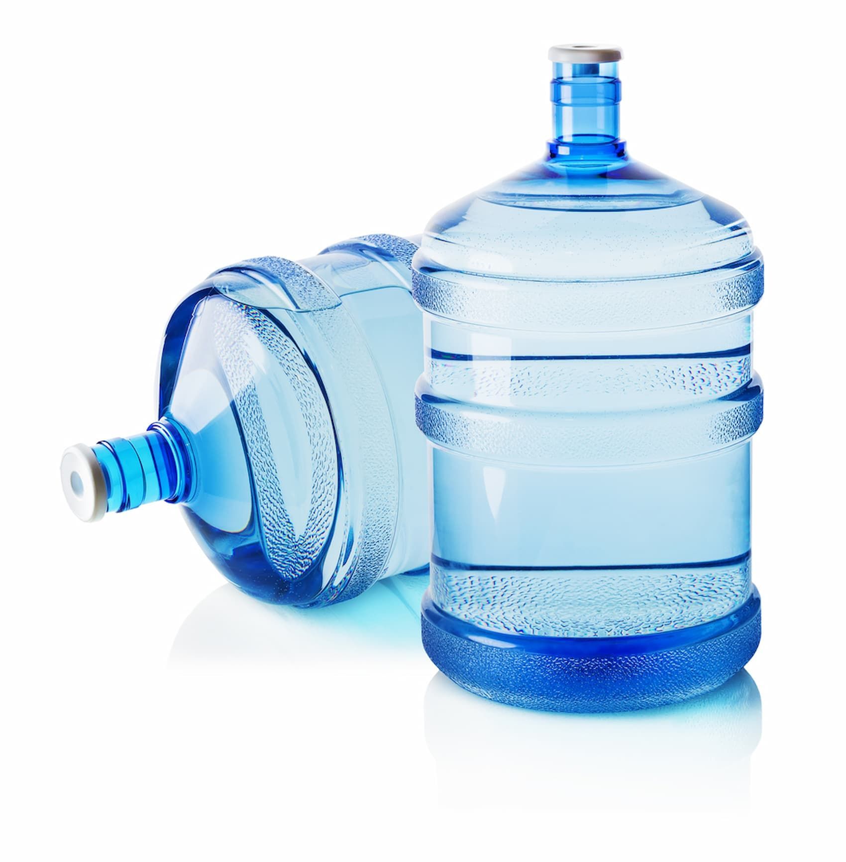 Two Bottles Of Water Are Sitting Next To Each Other On A White Background — Billabong Springs in Jimboomba, QLD