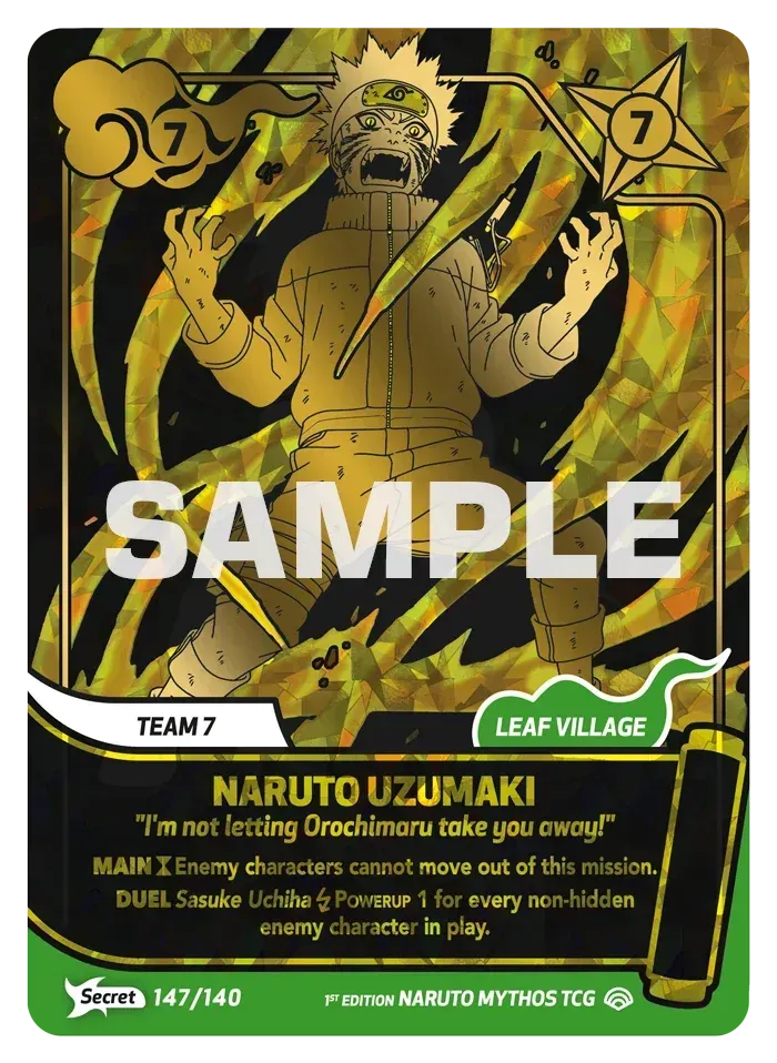 Naruto Uzumaki Secret card