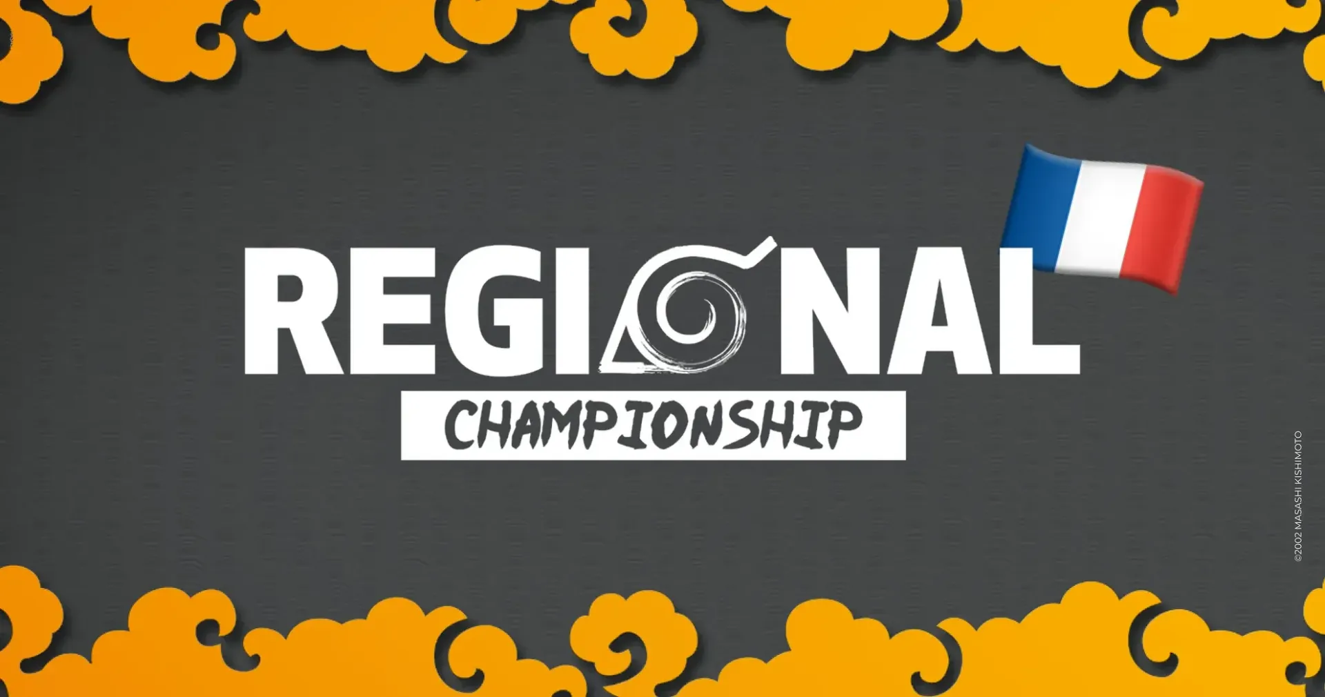 REGIONAL CHAMPIONSHIP logo on a dark gray banner with orange border accents