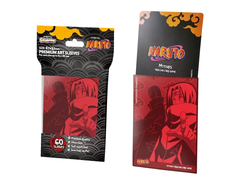 NARUTO Mythos TCG Itachi Crimson sleeves