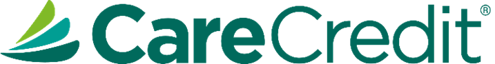 CareCredit logo with green and blue leaf design.