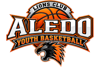 Logo for Aledo Lions Youth Basketball