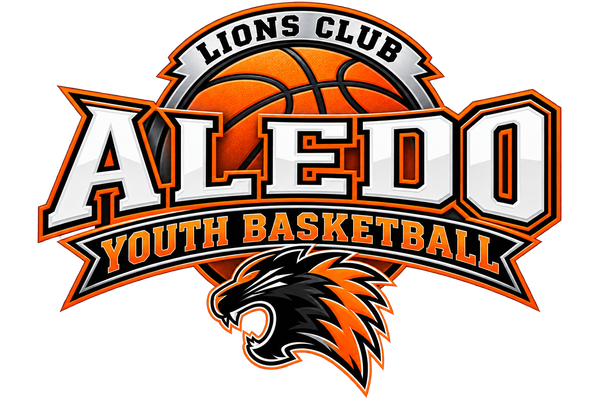 Logo for Aledo Lions Youth Basketball