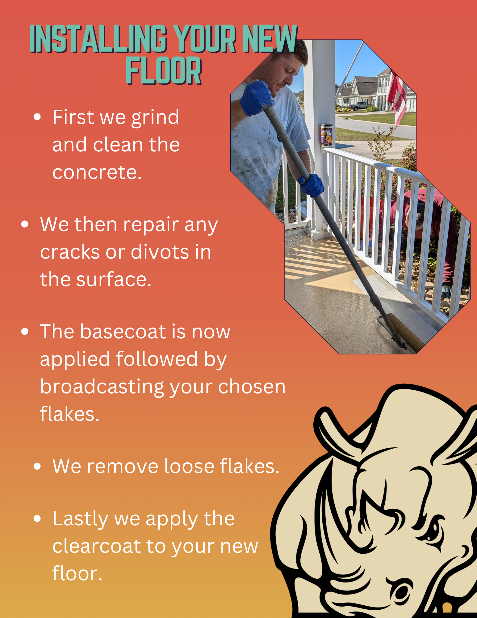 An informational flyer about Fortress Floor Coatings Carolina's better than epoxy flooring.