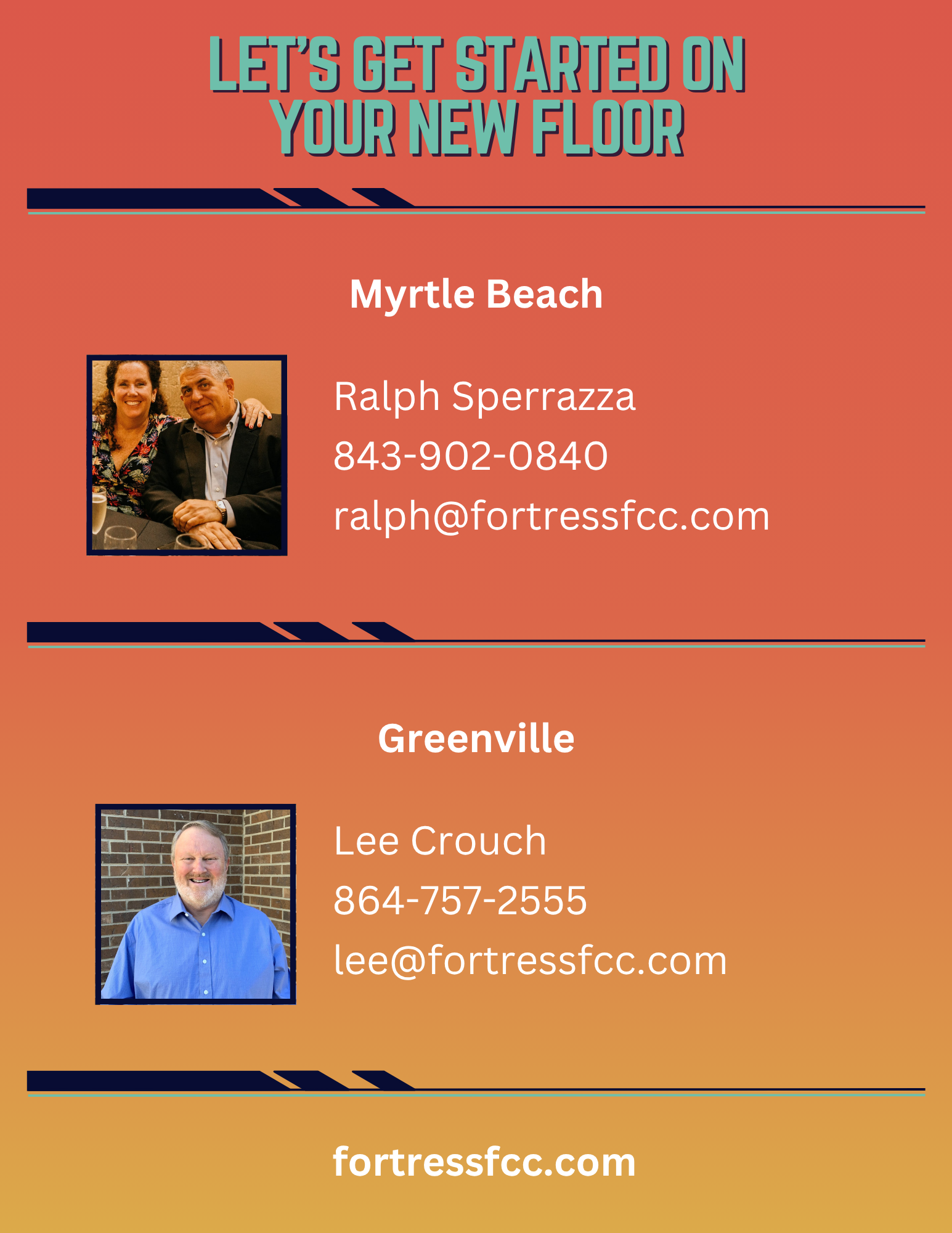 An informational flyer about Fortress Floor Coatings Carolina's better than epoxy flooring.