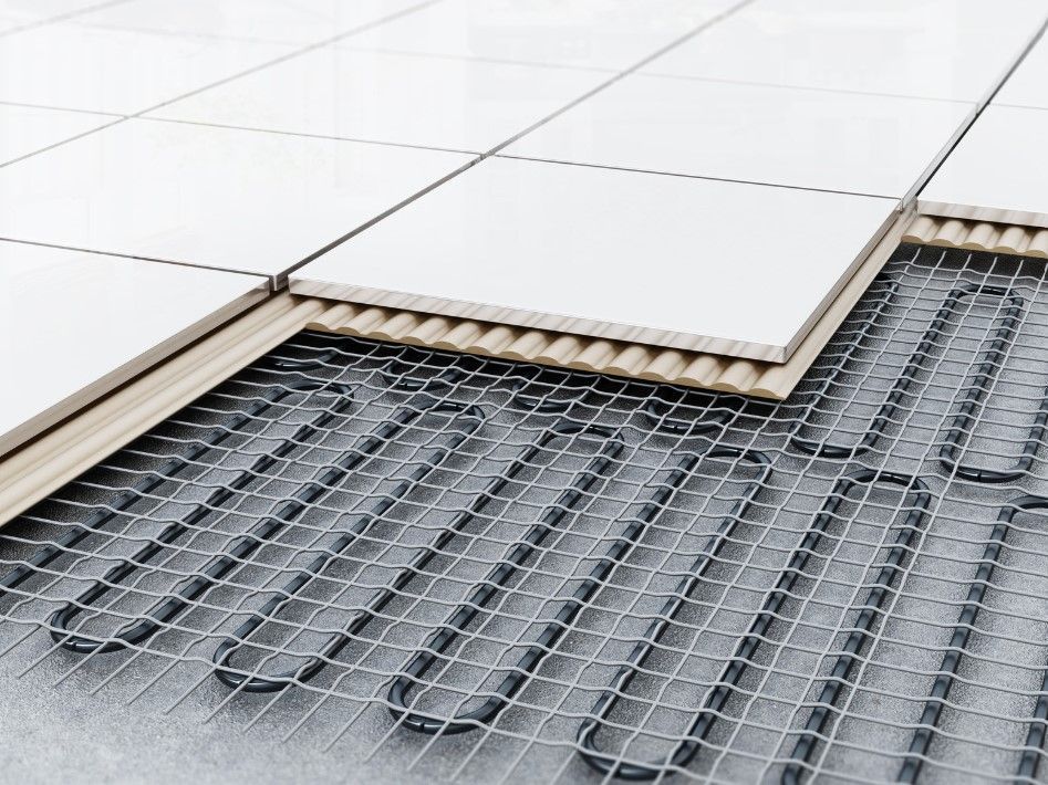 Derbyshire Plumbing & Heating Specialists fitting wet underfloor heating in Derby