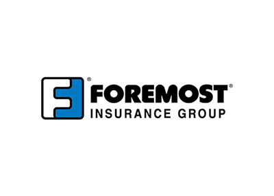 Foremost Insurance Group logo with a blue-and-black icon and bold black text on a white background