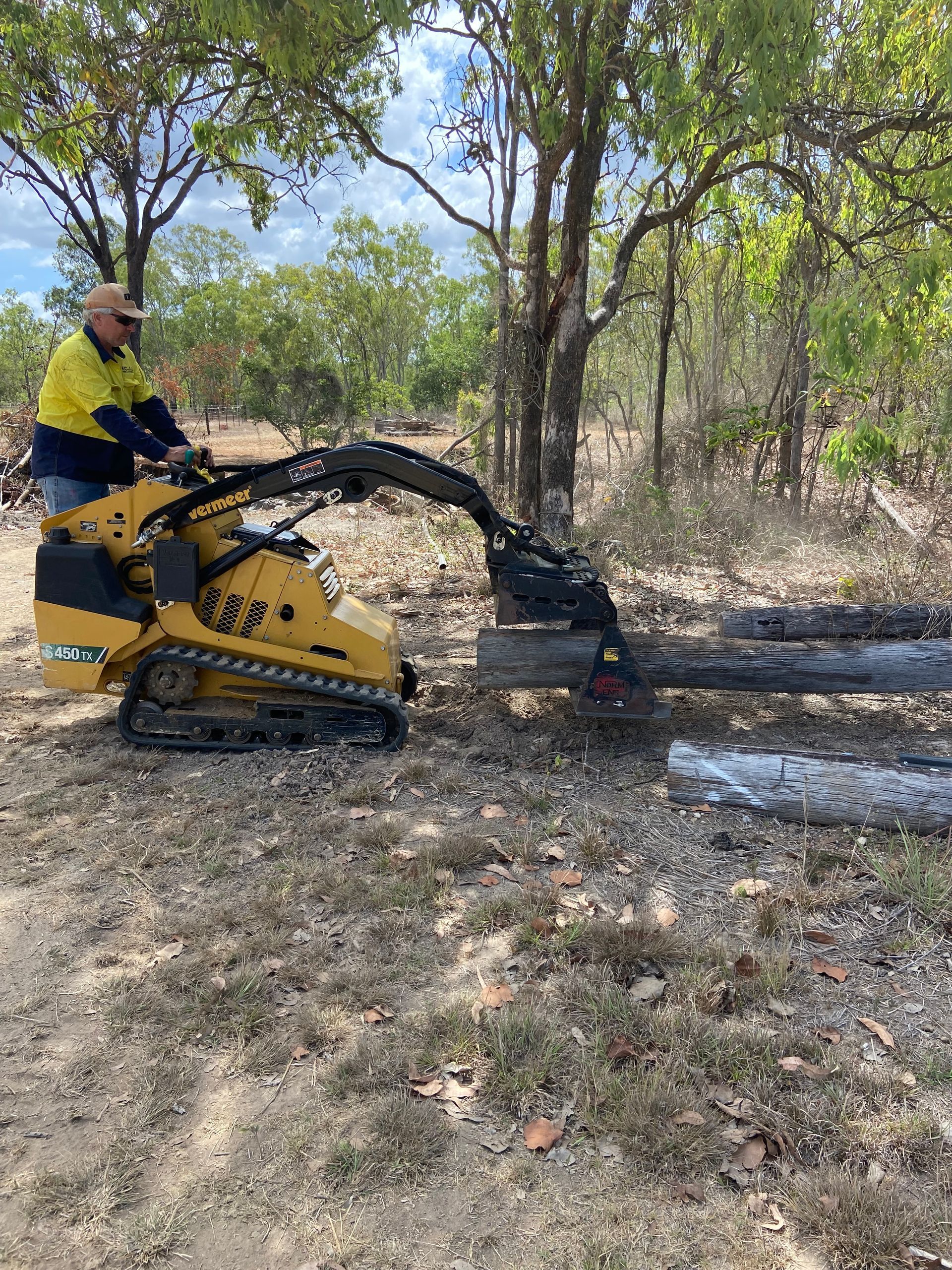 Mini Loader Being Operated — RCJJ Mini Loaders In Mareeba, QLD