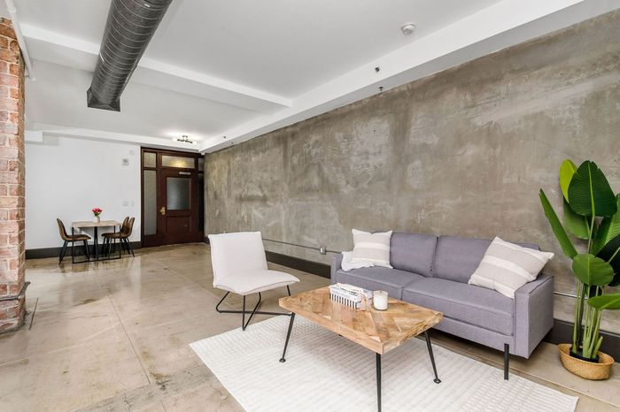 Staged living room