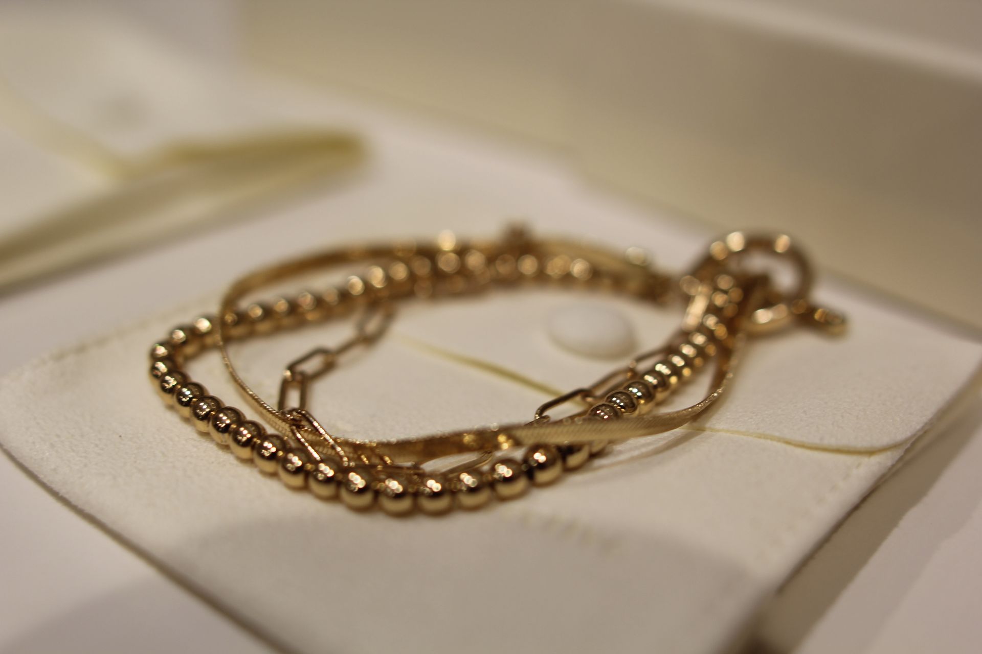 Gold Stacked Bracelet