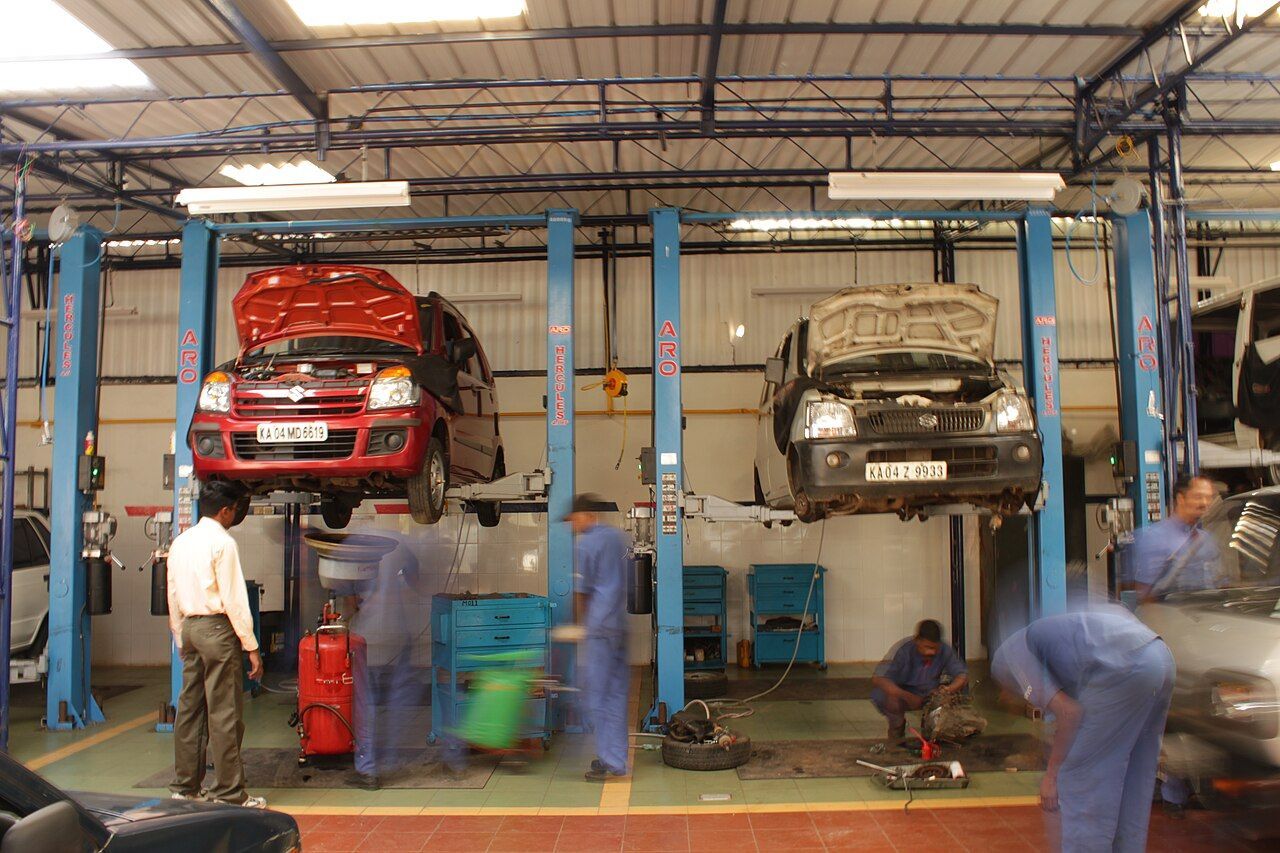 Car Service station 