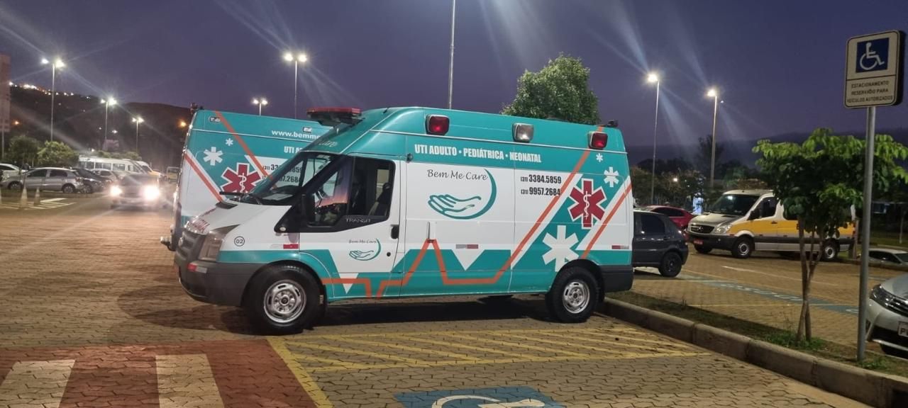 Ambulância particular para remoção em Bh, Contagem e Betim