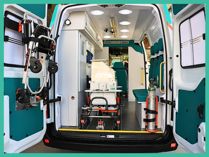 Equipamentos da Ambulância tipo D