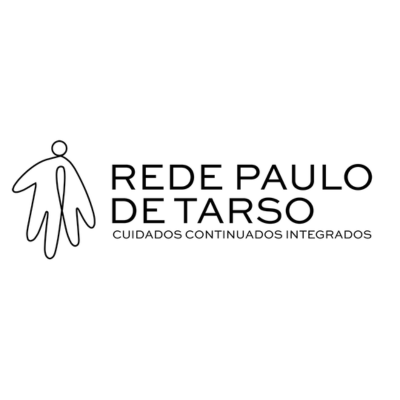 Logo da Rede Paulo de Tarso com figura humana e texto “Cuidados Continuados Integrados”