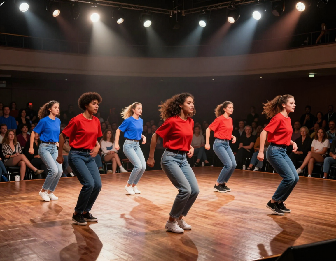 Main stage performance with audience