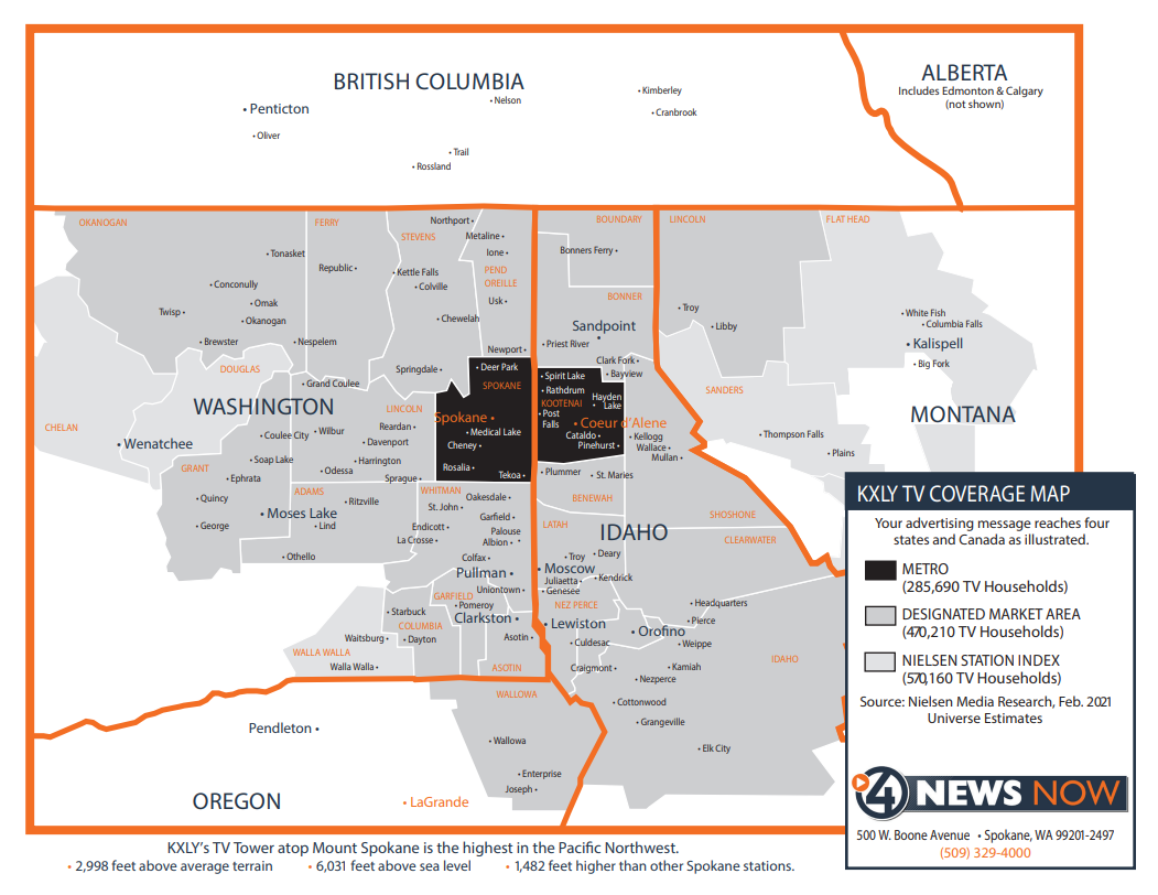 4 News Now coverage map