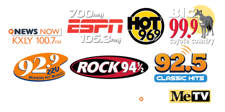 KXLY Brands logo group stacked