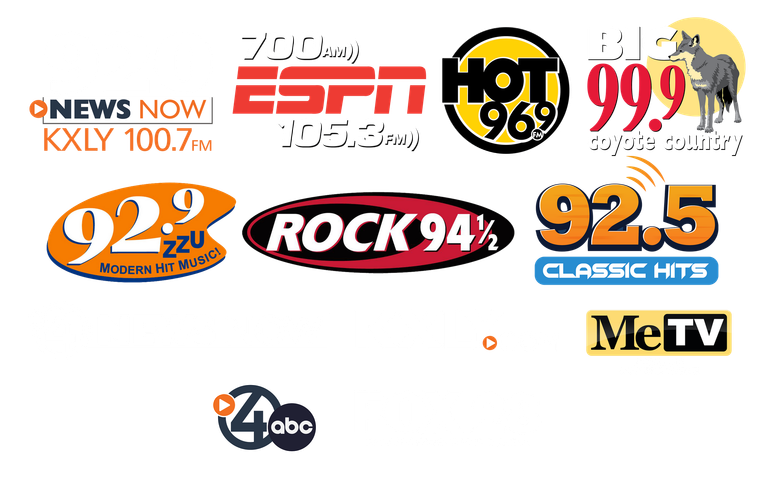 KXLY Brands logo group stacked