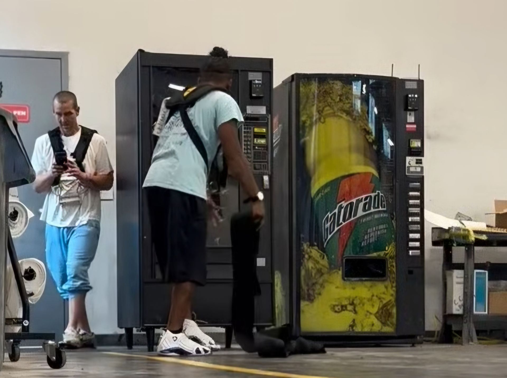 Heavy-duty equipment being used by local movers to safely transport a large vending machine in Raleigh, NC.