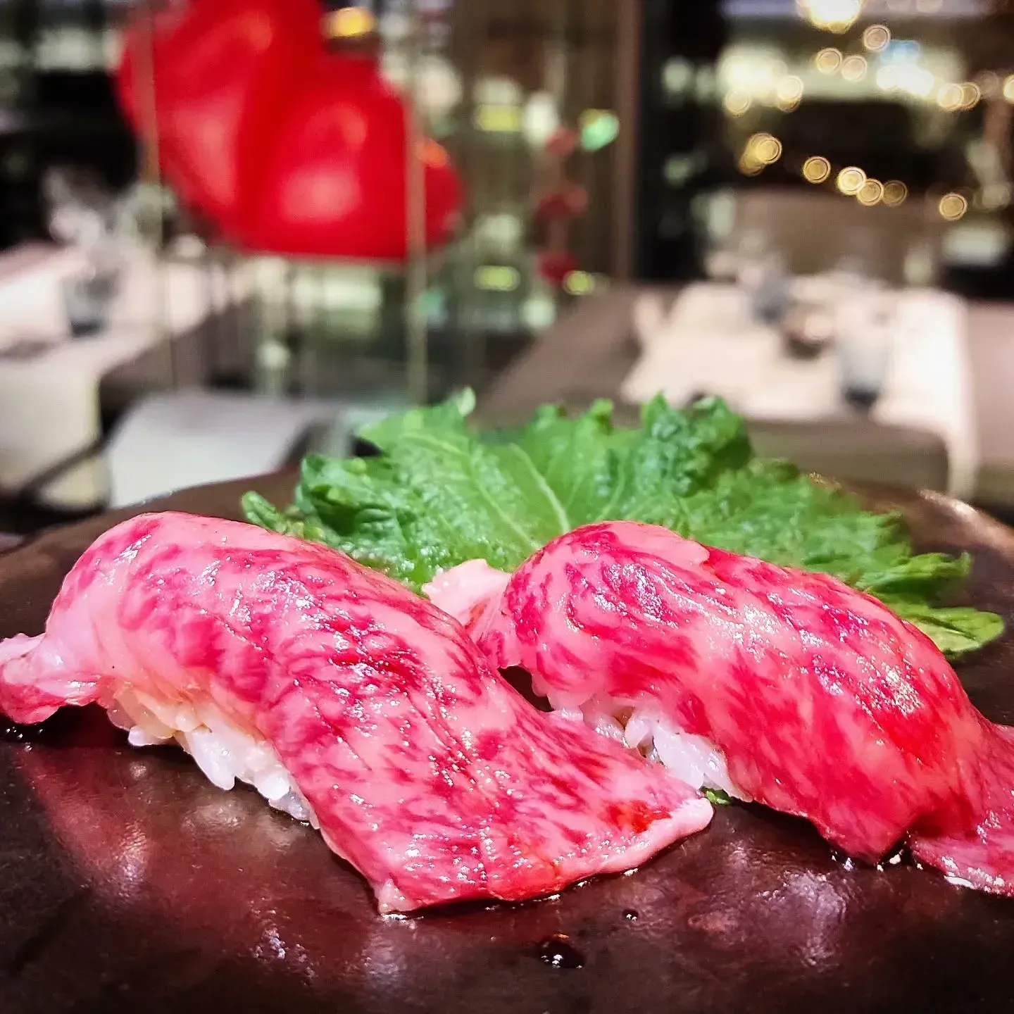 sushi con carne wagyu del Don Nippon Taste di Lissone