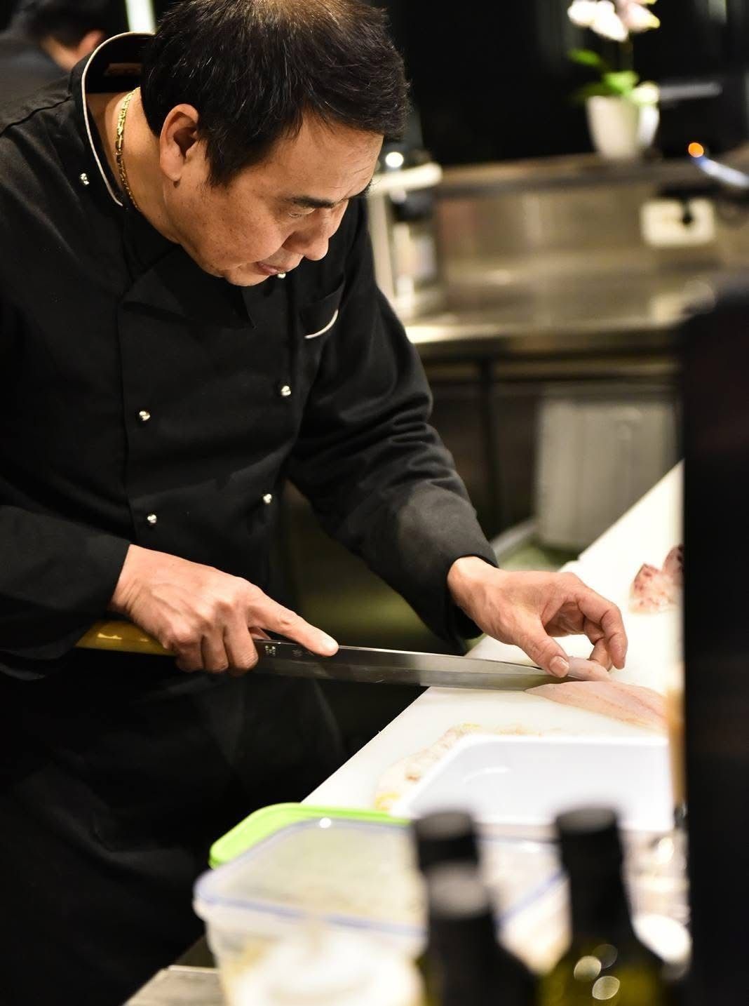 chef giapponese del Don Nippon Taste a Lissone