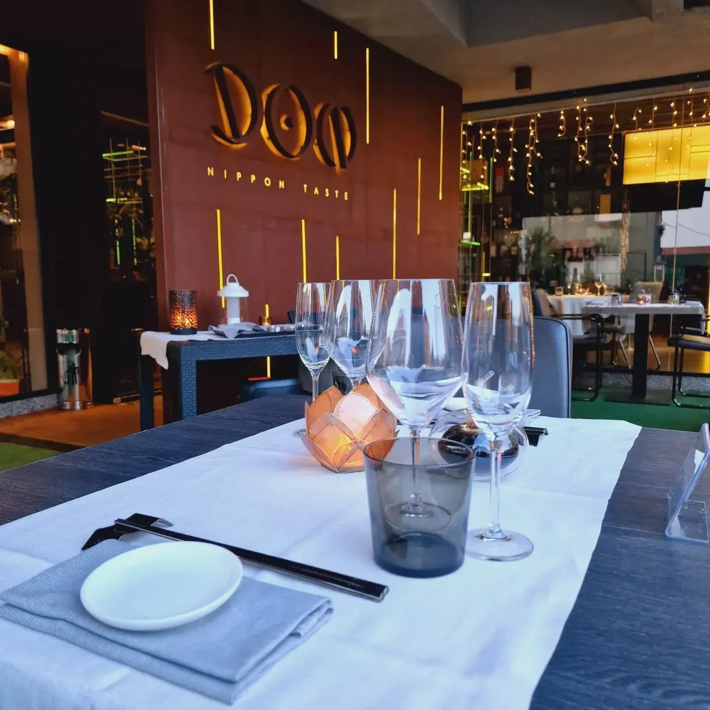 tavolo ristorante al Don Nippon Taste a Lissone