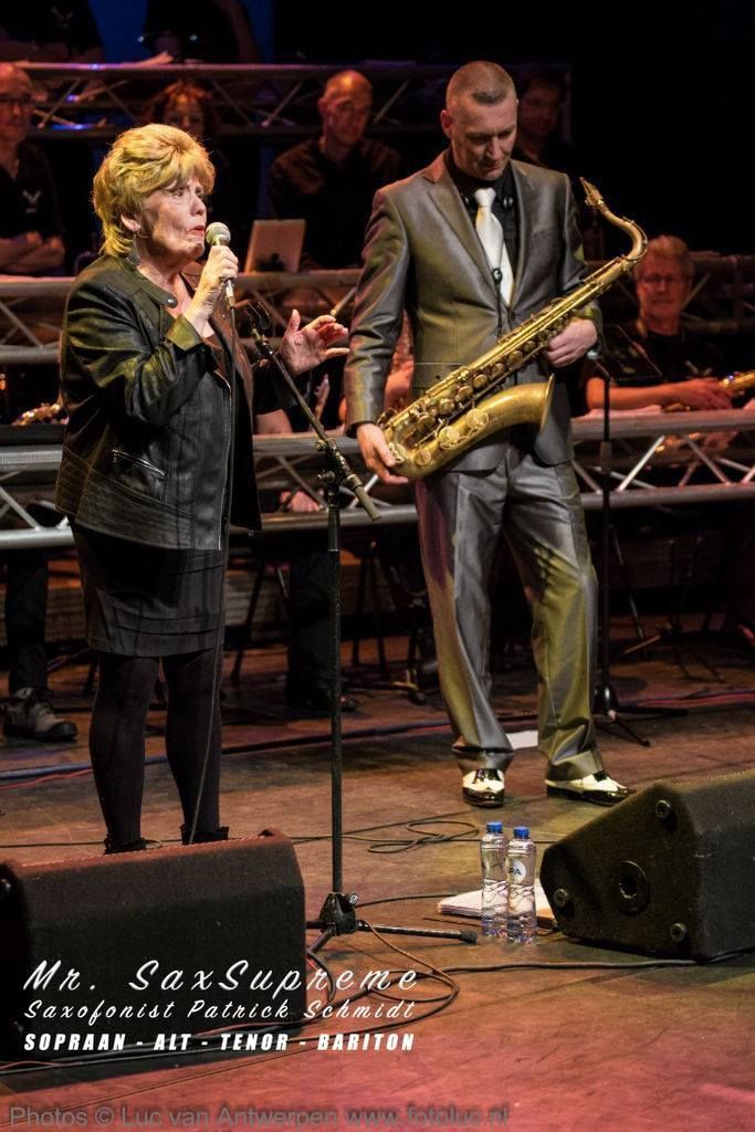 Saxofonist Patrick Schmidt & Greetje Kauffeld
