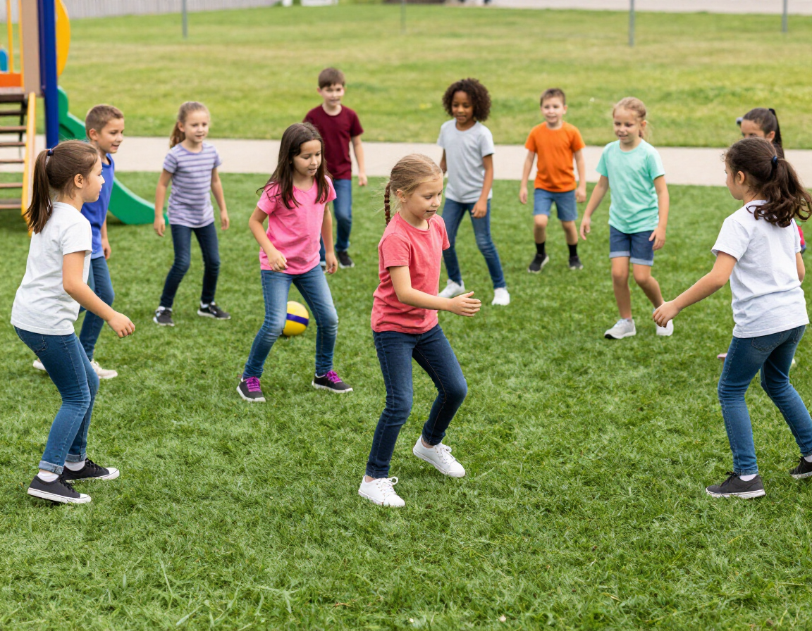 Kids and playground turf