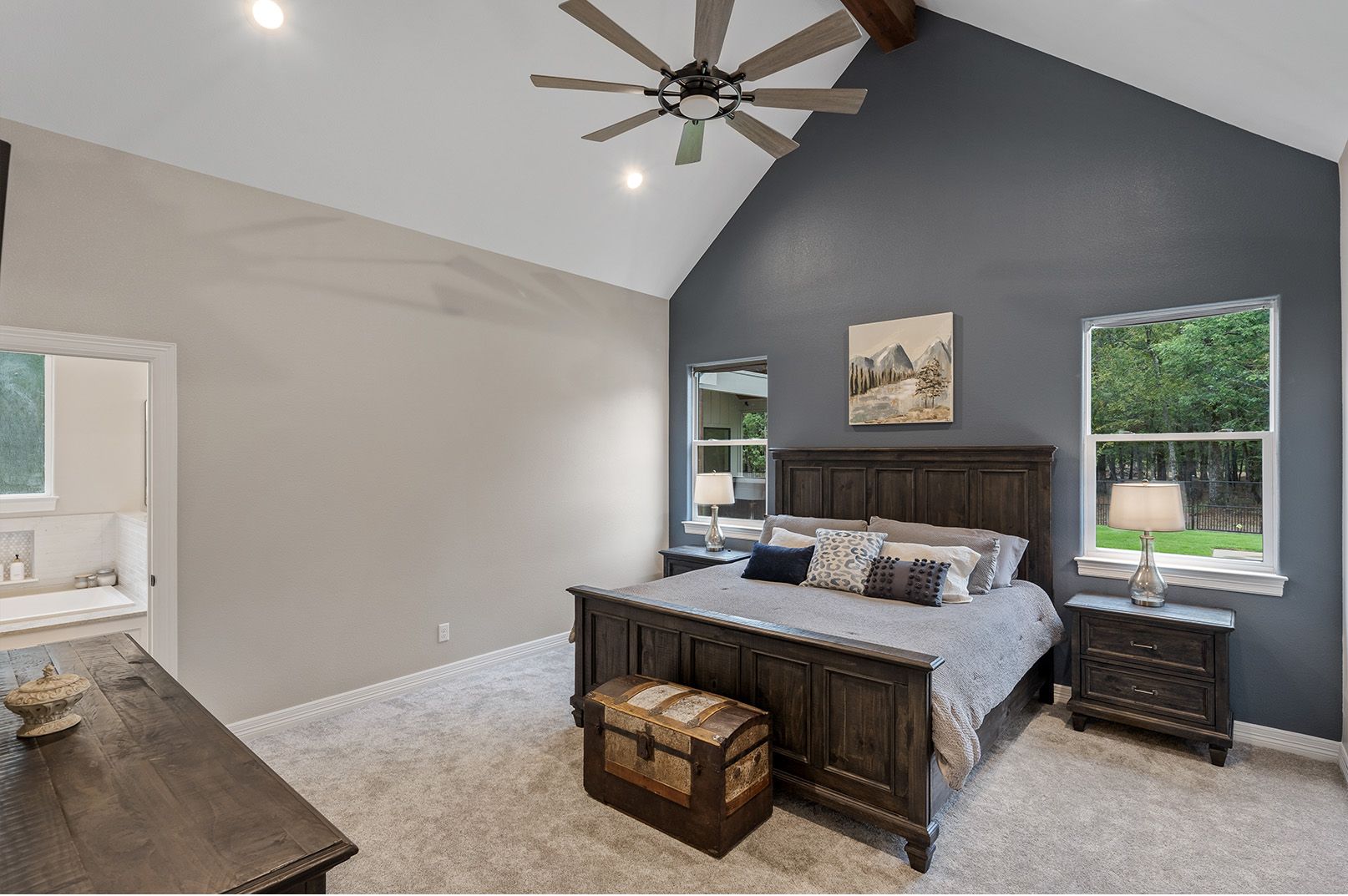 Custom Home Bedroom Photos | Rustic Creek Homes