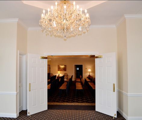 Several photos of interior and exterior views of A.R.N Funeral & Cremation Services, Aaron-Ruben-Nelson Mortuary in Indiana.