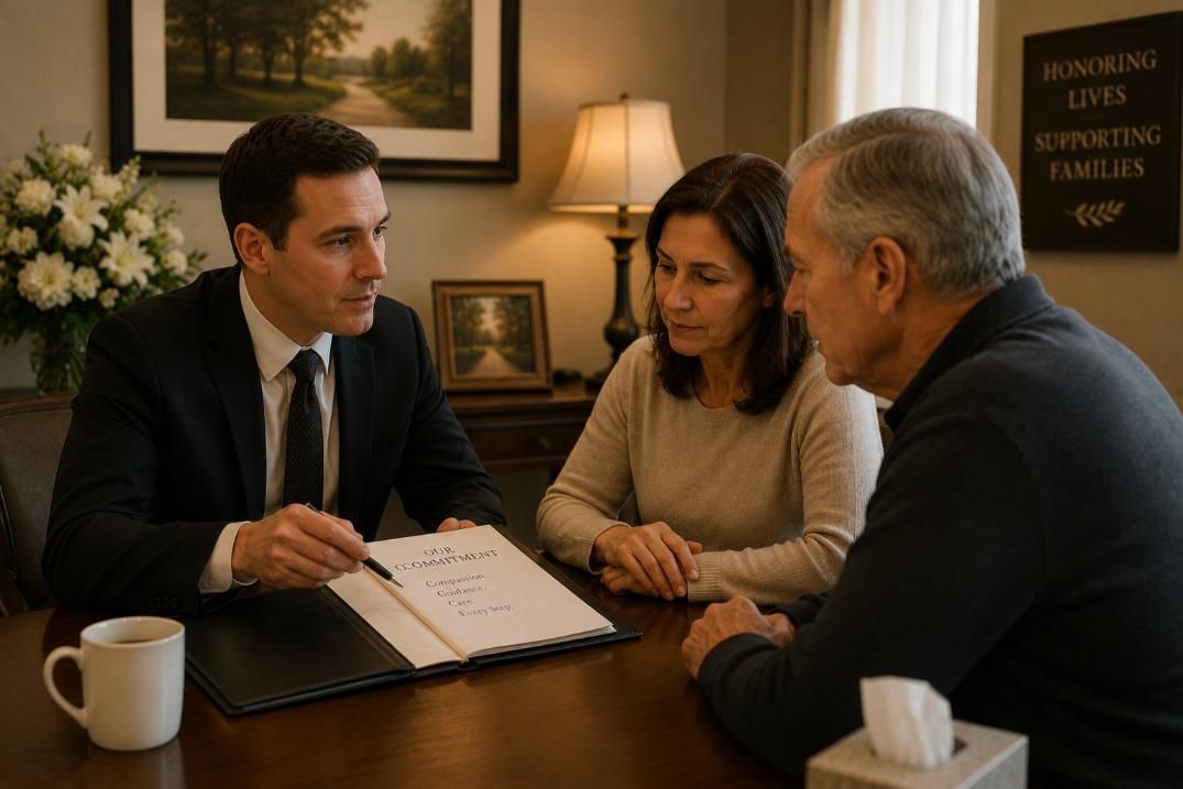 Couple receives compassionate funeral planning support, Zionsville, IN funeral homes
